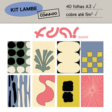 Kit Lambe-lambe Fun Pastel