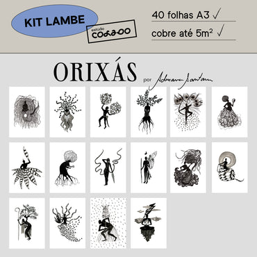 Kit Lambe-lambe Orixás