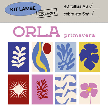 Kit Lambe-lambe Orla Primavera