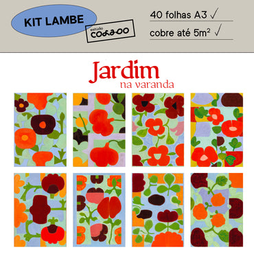 Kit Lambe-lambe Jardim na varanda