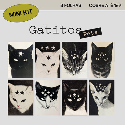 Mini Kit lambe-lambe Pets Gatitos