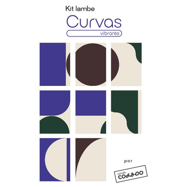 Kit Lambe-lambe Curvas Vibrante