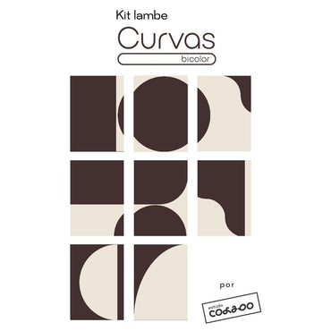 Kit Lambe-lambe Curvas Bicolor