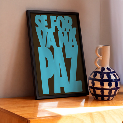 Quadro A3 Bacurau Azul