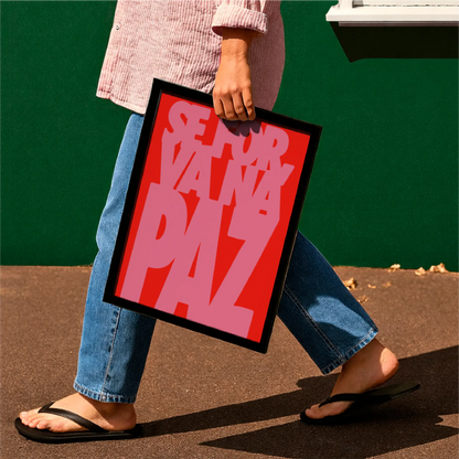 Quadro A3 Bacurau Vermelho