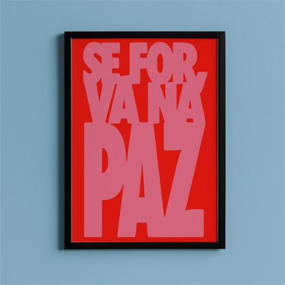 Quadro A3 Bacurau Vermelho
