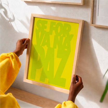 Quadro A3 Bacurau Amarelo