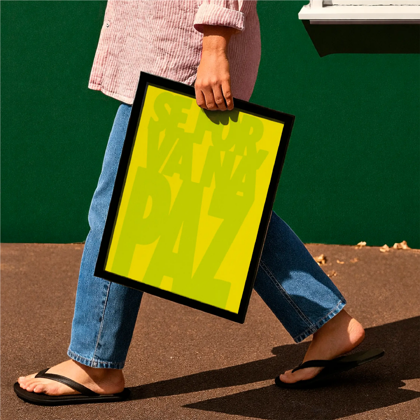 Quadro A3 Bacurau Amarelo