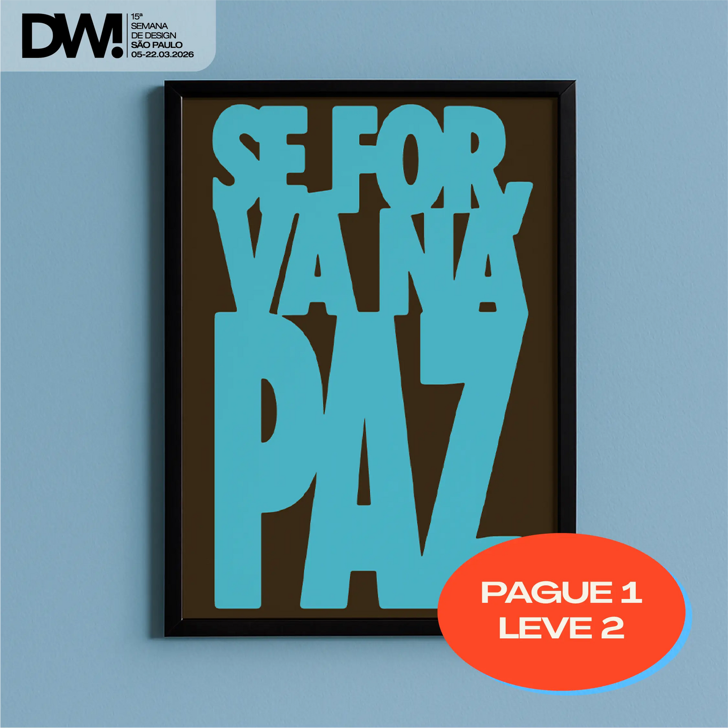Quadro A3 Bacurau Azul