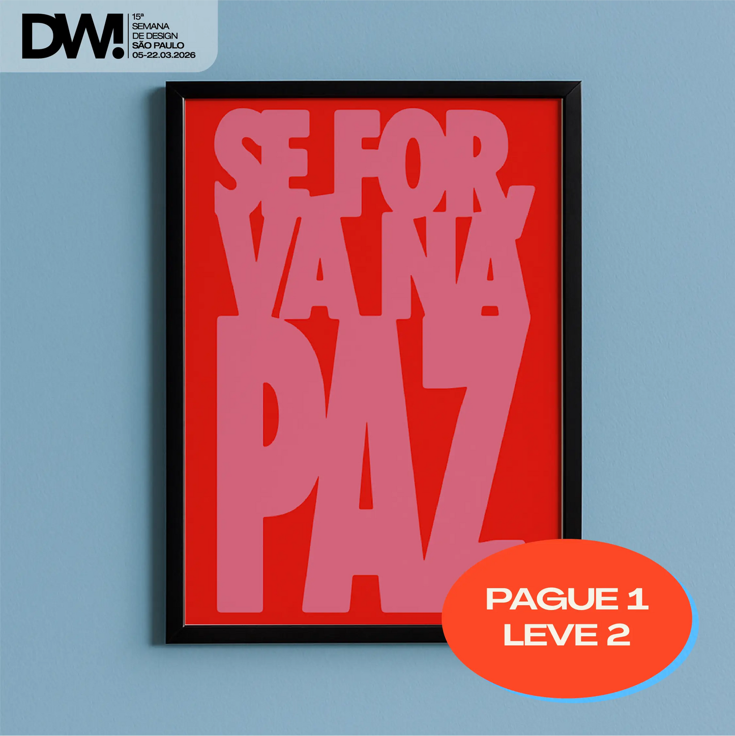 Quadro A3 Bacurau Vermelho
