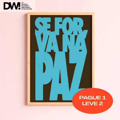 Quadro A3 Bacurau Azul