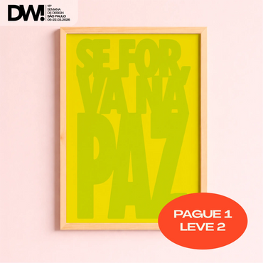 Quadro A3 Bacurau Amarelo