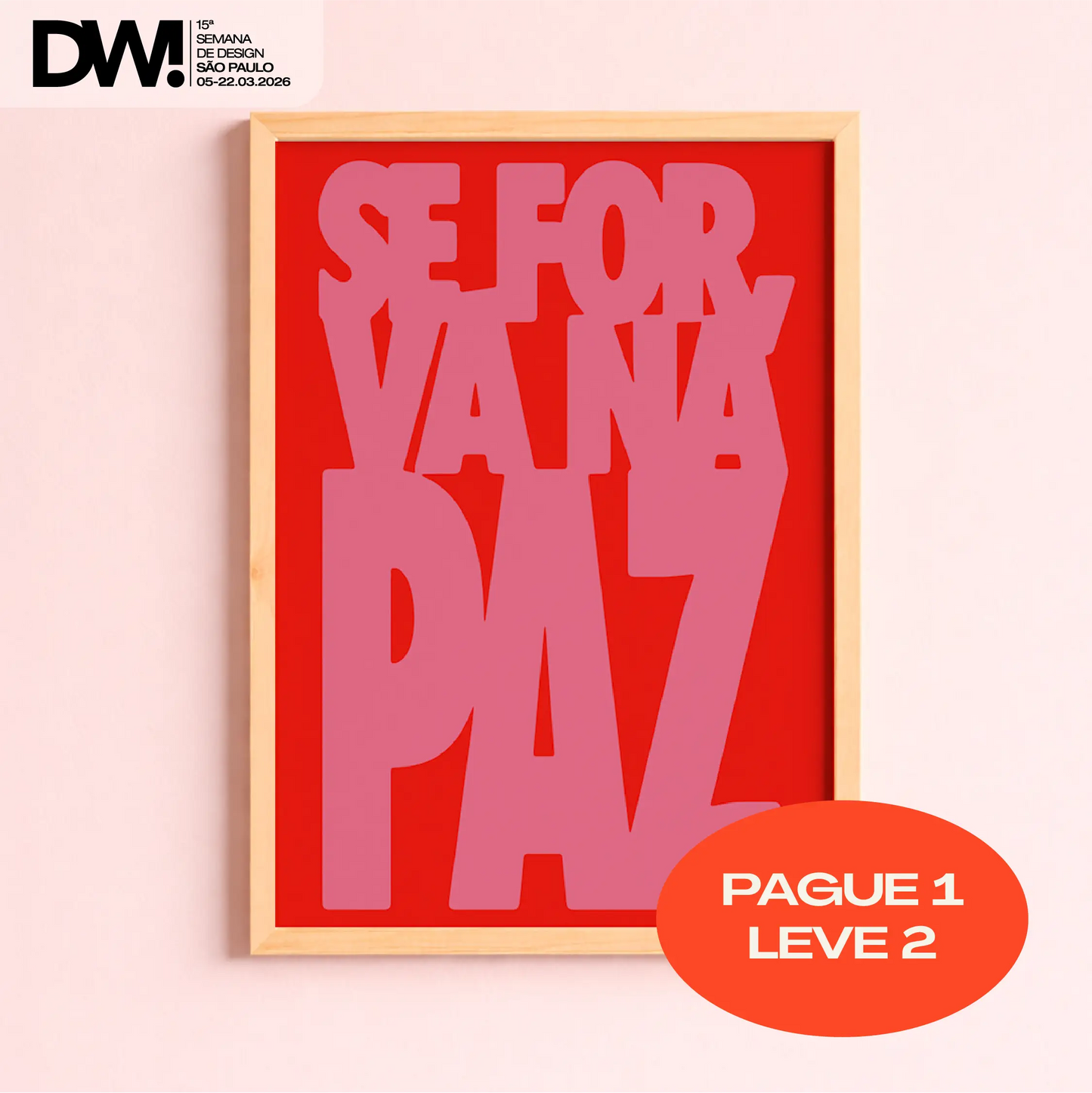 Quadro A3 Bacurau Vermelho