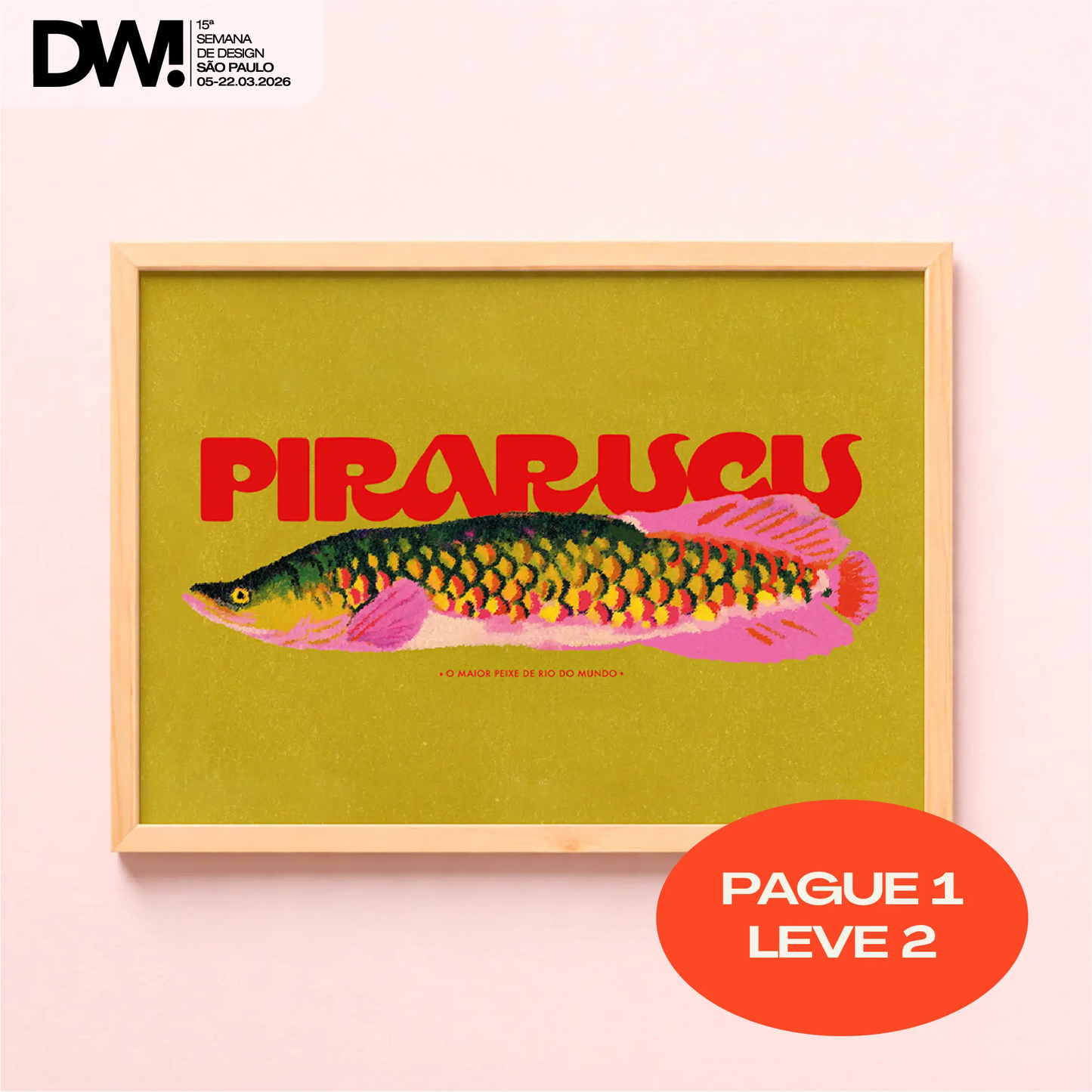 Quadro A3 Pirarucu